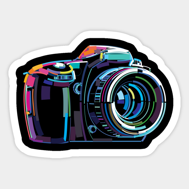 photography Photo Camera Sticker TeePublic